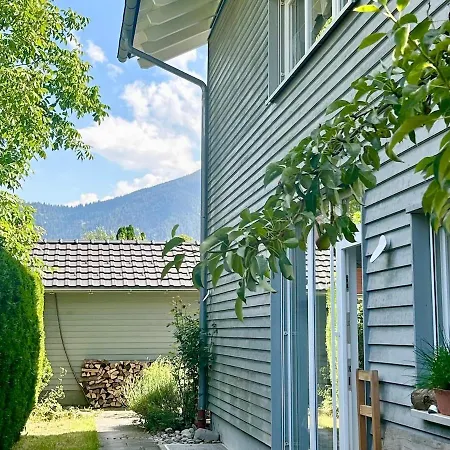 Bright Alpine In With Panorama Daire Oberammergau